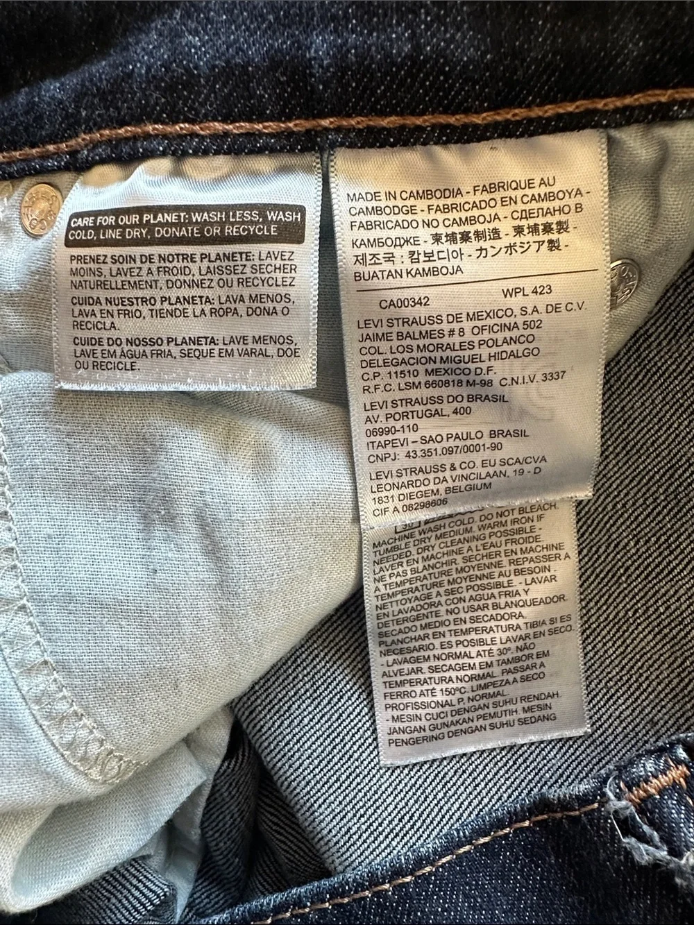 Levi's 511 Dark Blue Jeans